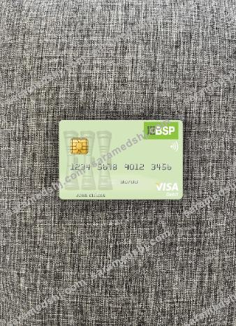 Solomon Islands BSP Bank visa debit card photolook front